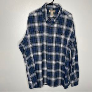 Duluth Trading Button Down Flannel Shirt Size XL